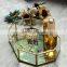 Octagon Houseables Mirrored Tray, Decorative Countertop Organizer Mirror Tray