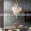 Modern fashion simple luxury K9 clear Crystal Ceiling Lighting Chandelier