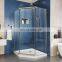 New fashion bathroom glass shower screen Sliding Door Stainless Steel Glass Shower