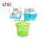 Plastic injection cold runner storage clothes plastic laundry basket mould