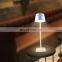 Decorative Cordless Rechargeable LED Table Lamp Waterproof Table Lamps Hotel Room Lamp