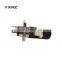 Super bright high low beam two sides three socket double COB LED chips BA20D H4 H6 motorcycle headlight bulb