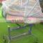 Height and Angle Adjustable ABS Pediatric Crib Infant Trolley Hospital Baby bed