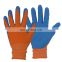 HDD In stock supplier blue knitted wrinkle gloves garden school work children latex gloves