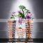 Wholesale Clear Glass Decoration Cylinder Wedding Flower Baccarat Crystal Vase