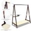 Solid Wood Laundry Drying Rack Stand Folding Cloth Coat Garment Hanger For Home