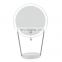 New Touch Switch Standing and Wall Mounted 2 in 1 LED Makeup Mirror with 3 Color Lighting Modes