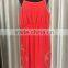 Beaded chiffon fabric breatheable sleeveless spaghetti strap jumpsuit