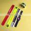 2015 Promotional exhibitions gifts Reflective pvc Slap Bracelets wholesale