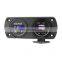 Automobile round voltmeter + dual USB single lamp 3.1A two-hole panel combination