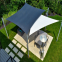 6m*6m*6m high quality polyester shade cloth /sail commercial vinyl shade polyester waterproof sail