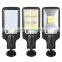 Wireless Remote Control IP65 Outdoor Sensor Garden Rechargeable Solar Induction Solar Street Light