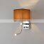 USB Connector Creative Bedroom Modern Sconce Indoor LED Wall Lamp Bedside Lights Cloth Wall Lamp