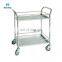 Best Sale Stainless Steel Hospital Anaesthesia Medicine Cart Medical Drug Emergency Trolley With OEM Service