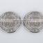 The Most Popular Fast Delivery blank silver color brass token