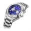 2019 Best Selling High Quality Stainless Steel Band Watch MOP Blue Dial Fashion Popular Designer Luxury Men Wristwatch