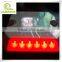Road Safety Tunnel Lighting Road Marker 12pcs LED Waterproof Plastic Wired Road Stud