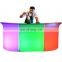 illuminated portable led bar counter outdoor garden patio event party nightclub led light furniture tables and chairs sofa set
