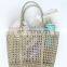 Seagrass Handbag Home Handmade Natural Seagrass Tote Bag Straw Woven Beach Bag High Quality Wholesale