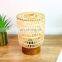 New Design Small Bamboo Table Lamp, Handmade Boho Style Night Light, Natural Bedroom Decorative Room Vietnam Manufacturer