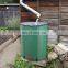 90 gallon collapsible foldable heavy duty pvc rain water barrel tank with brass spigot