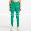 Ready To Ship Custom Logo 20 Neon Colors Yoga Leggings Cross Waistband High Waist Women Gym Sports Wear Yoga Tights Workout Wear