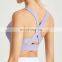 High Impact 1 PCS Custom Logo Shockproof Sports Yoga Bra Easy To Wear Front Zipper Training Bra Top Women Running Gym Clothes