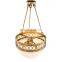 Wholesale modern brass decorative chandelier LED glass dining hanging lamps