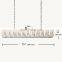 Modern Classic K9 Crystal Square Pendants Chandelier Lighting fixture For Living Room Dining Room Kitchen Island Foyer Lobby