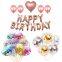 Cheap Large 36 Inch clear Latex Birthday Decorations Gender Reveal Confetti Balloons Balloons Set with Confetti