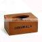 High quality wooden box handmade unfinished wooden tissue box