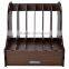 2015 high quality wooden organizer wooden desk book shelf
