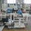 Dual column plastic recycling extruder screen changer