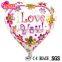 Luckyballoons18inch heart shape I LOVE YOU aluminium foil balloon