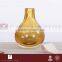 Casamotion Decorative Modern Mini Bud Amber Color Handmade Glass Flower Vase