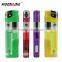 Wholesale Color Gas Electronic Refillable Flame Custom LED Torch Lighter