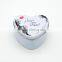 Heart shape scented tin candle with metal lid