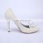 New Arrival Dress Shoes Sexy Jeweled Wedding Shoes Women Pearl Wedding Shoes