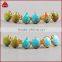 Natural turquoise stone beads jewelry earring