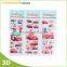 2015 fashion customized toy gifts 3D adhesive puffy stickers for kids