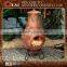 customized size bbq antique terracotta clay pizza oven