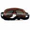 BJ-GT-009 Soft Padded Silver Lens Leather Goggles Motorcycle