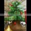 Small glitter gold/green colors glass fiber reinforced plastic christmas tree christmas decoration