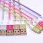 new fashion design wholesale nylon braided micro usb data cable colored micro usb cable