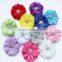 Wholesale 3" Large Chiffon Ballerinas Flower With Rhinestones Center For Hair Decoration