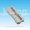 Dongguan supplier 13pin two plastics with convex point IDC socket connector