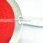 Stainless steel splatter screen foldable