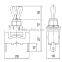 CNTD China Manufacturer Quick Connect Tab Terminal Toggle Switch ON-OFF 2 Pin C511A