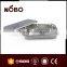 Small Size 3 Compartments Stainless Steel Square Fast Food Tray with lid