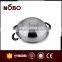 metal typel,double handle stainless steel gas burner wok